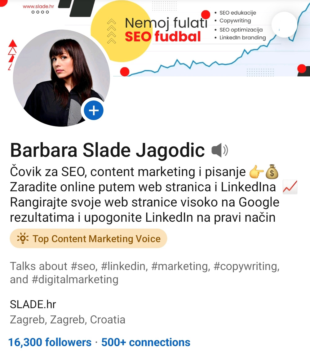 Content marketing stručnjak Hrvatska