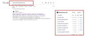 SEO ekstenzija za keyword research - chrome i firefox plugin