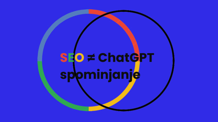 Google SEO rezultati i ChatGPT odgovori preklapaju se u svega 60-ak% slučajeva